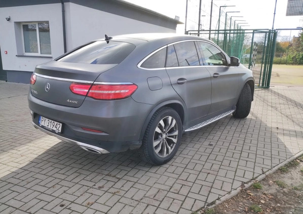 Mercedes-Benz GLE cena 160000 przebieg: 133542, rok produkcji 2015 z Inowrocław małe 37